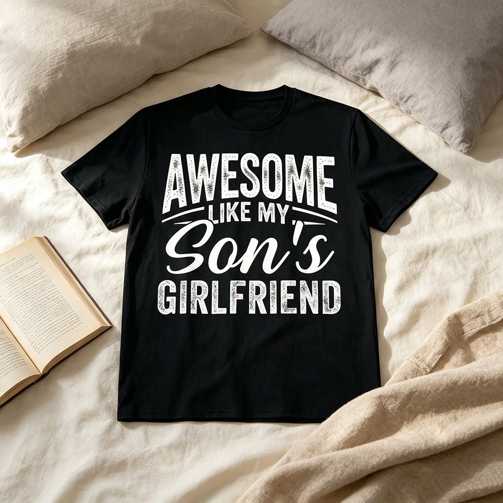 Vintage Fashion Font - Funny Family Humor Quote Graphic T‑Shirt,