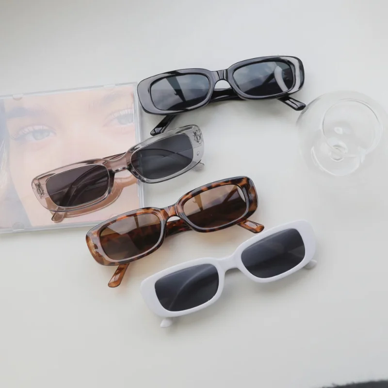 Vintage Fashion De - Vintage Small Square Sunglasses Woman Luxury