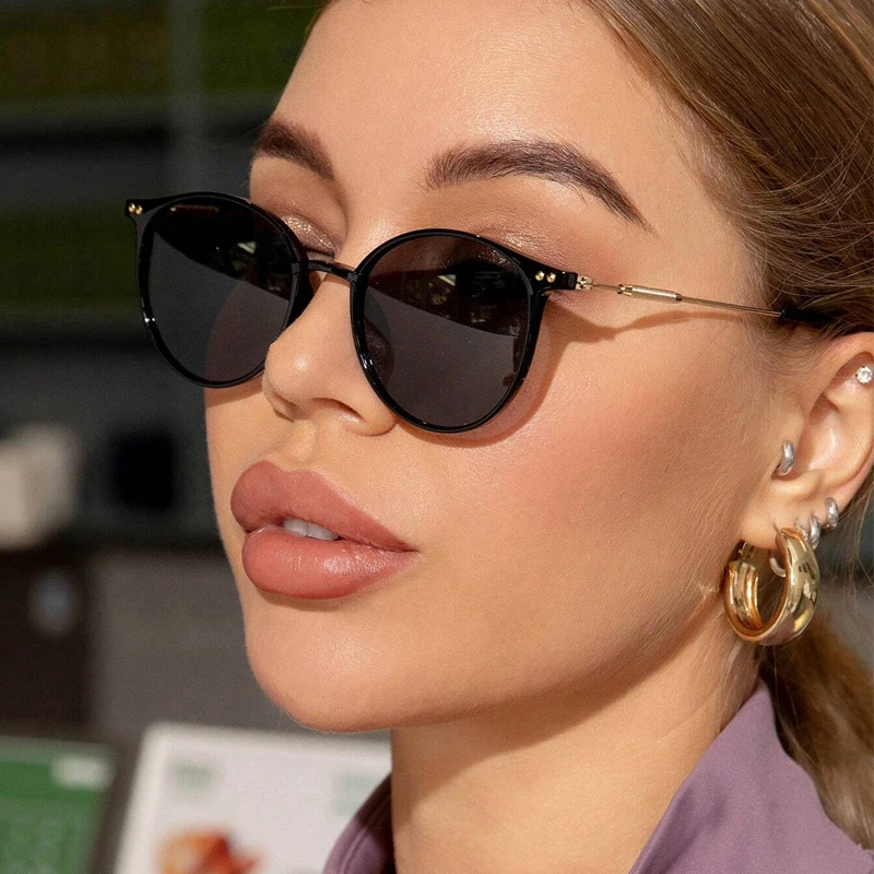Vintage Fashion De - New Round Vintage Sunglasses Women Retro