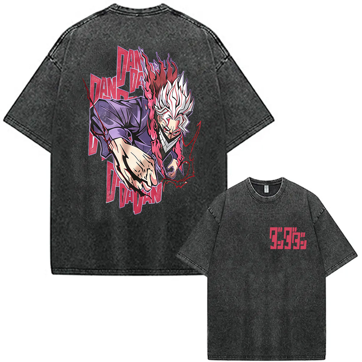 Vintage Ken Fashion - Vintage Washed Anime Dandadan Ken Takakura
