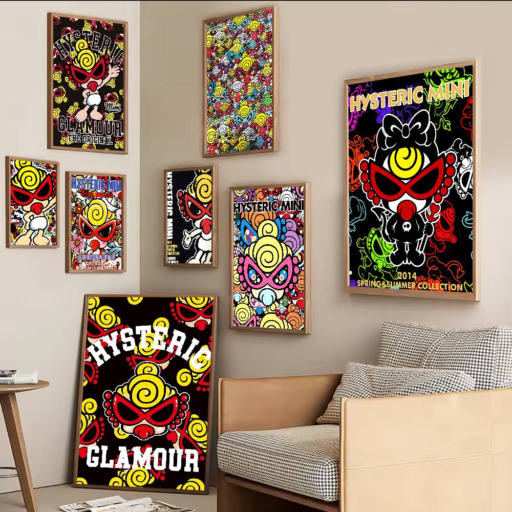 Vintage Fashion Prints For Wall - Japan Fashion H-Hysteric M-Mini Good Quality