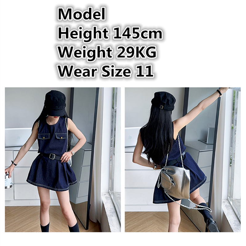 Stylish Kids Fashion Denim Bod - Vintage Fashion Streetwear ulasan dan harga