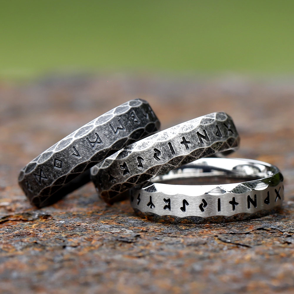 NEW 6MM Stainless steel Ring P - Vintage Fashion Guide ulasan dan harga