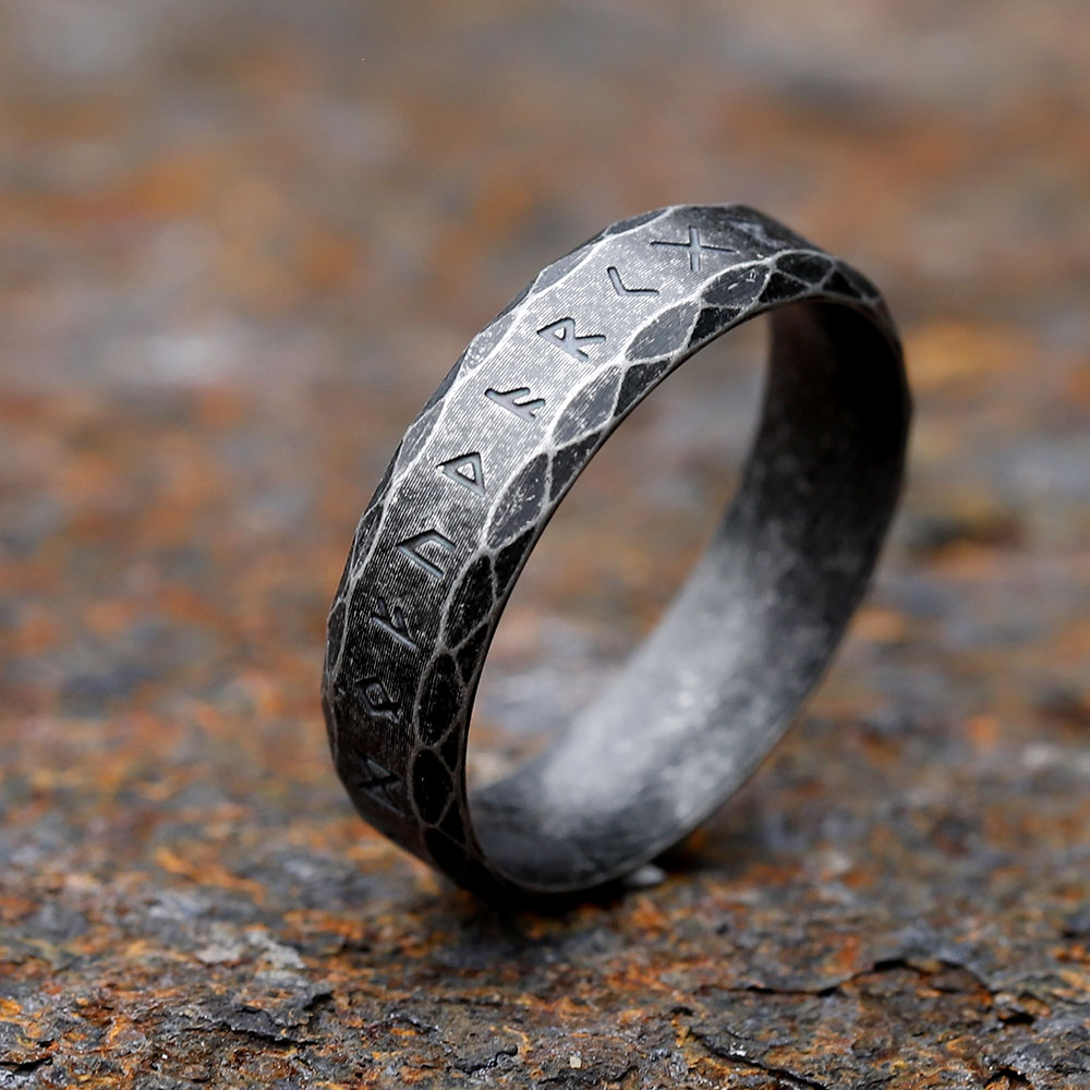 NEW 6MM Stainless steel Ring P - Vintage Fashion Guide ulasan dan harga