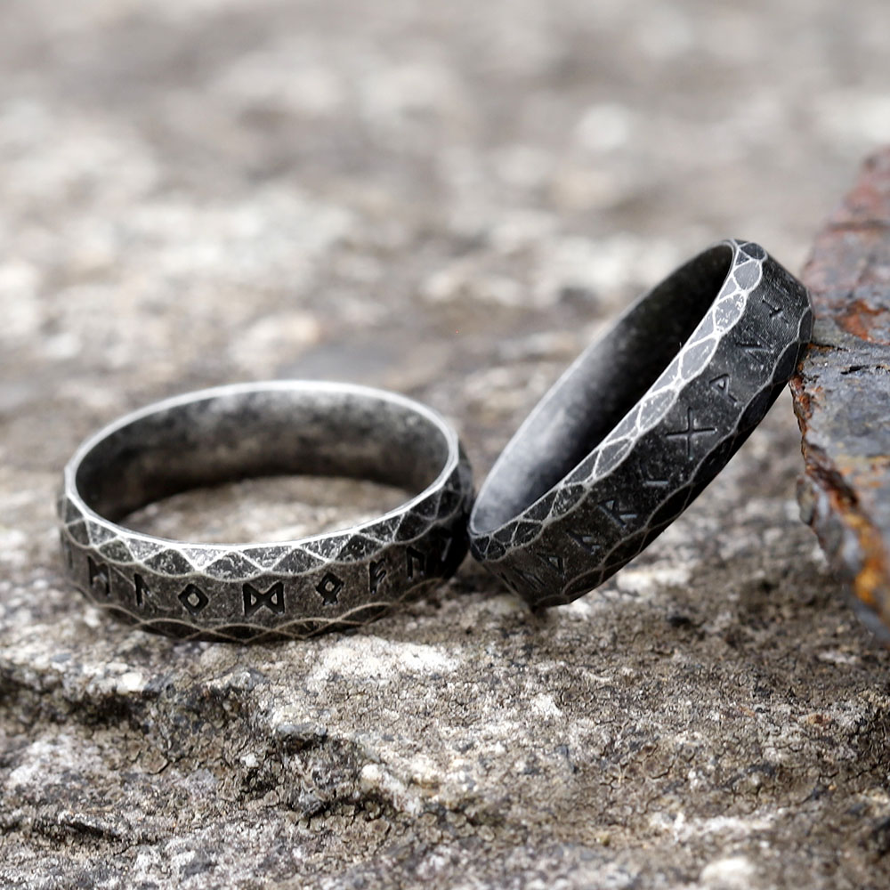 NEW 6MM Stainless steel Ring P - Vintage Fashion Guide ulasan dan harga