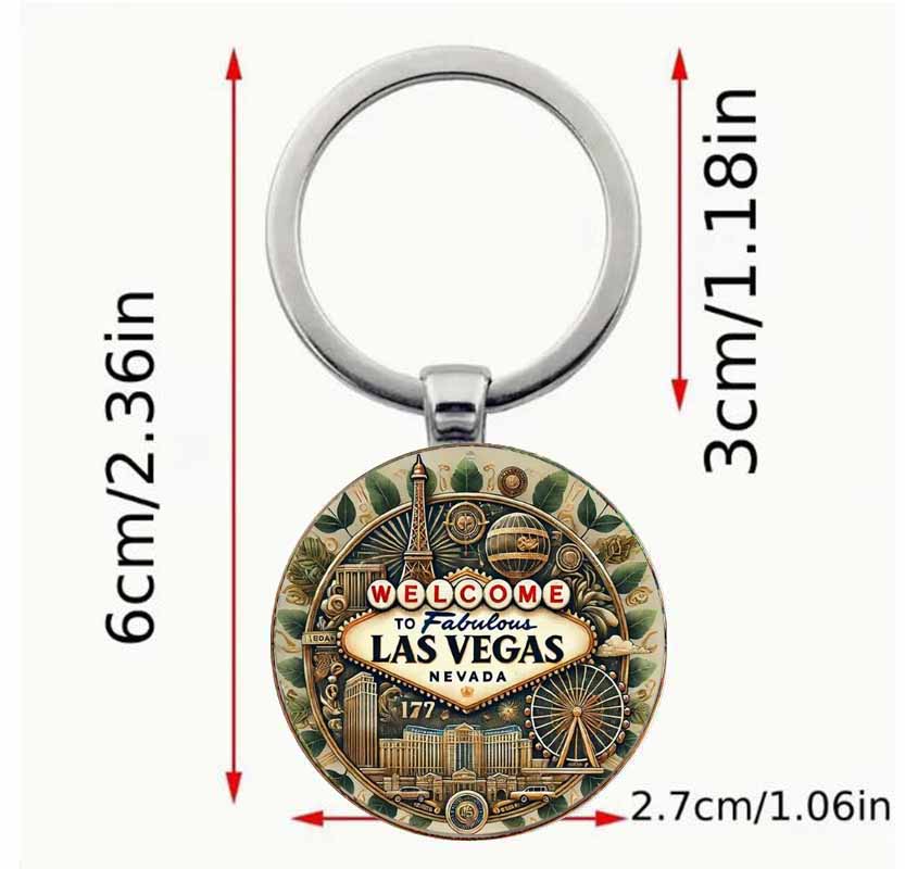 The vintage Las Vegas keychain - Vintage Fashion Las Vegas ulasan dan harga