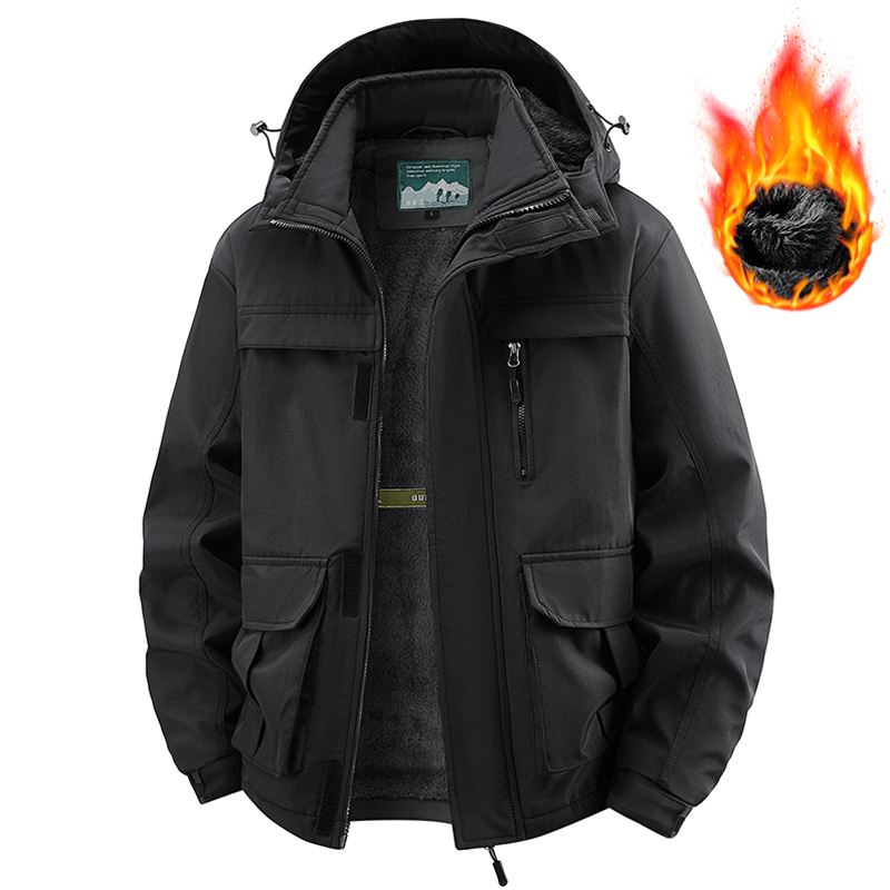 winter jacket man with hood fl - Varsity Jacket Wool ulasan dan harga