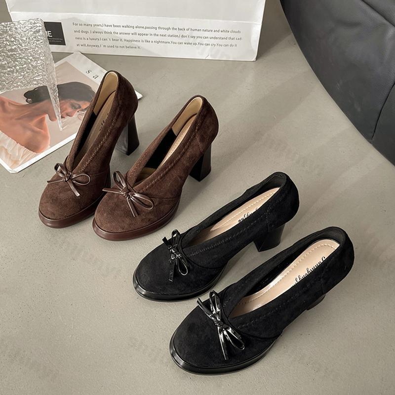 Women's High Heels 2025 Spring - Vintage Fashion Luxury ulasan dan harga