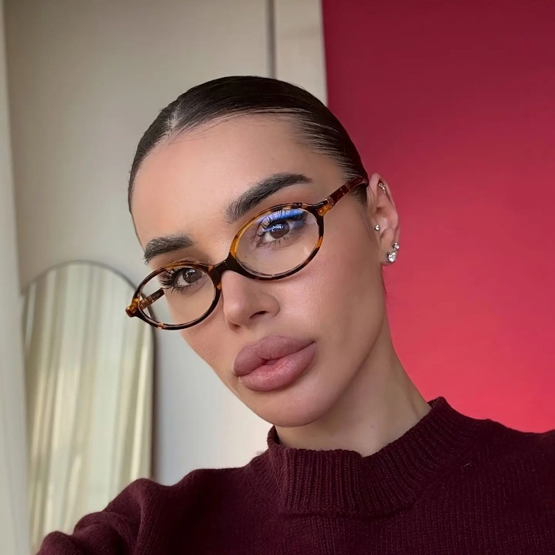 Vintage Oval Sunglasses Women  - Vintage Fashion Luxury ulasan dan harga