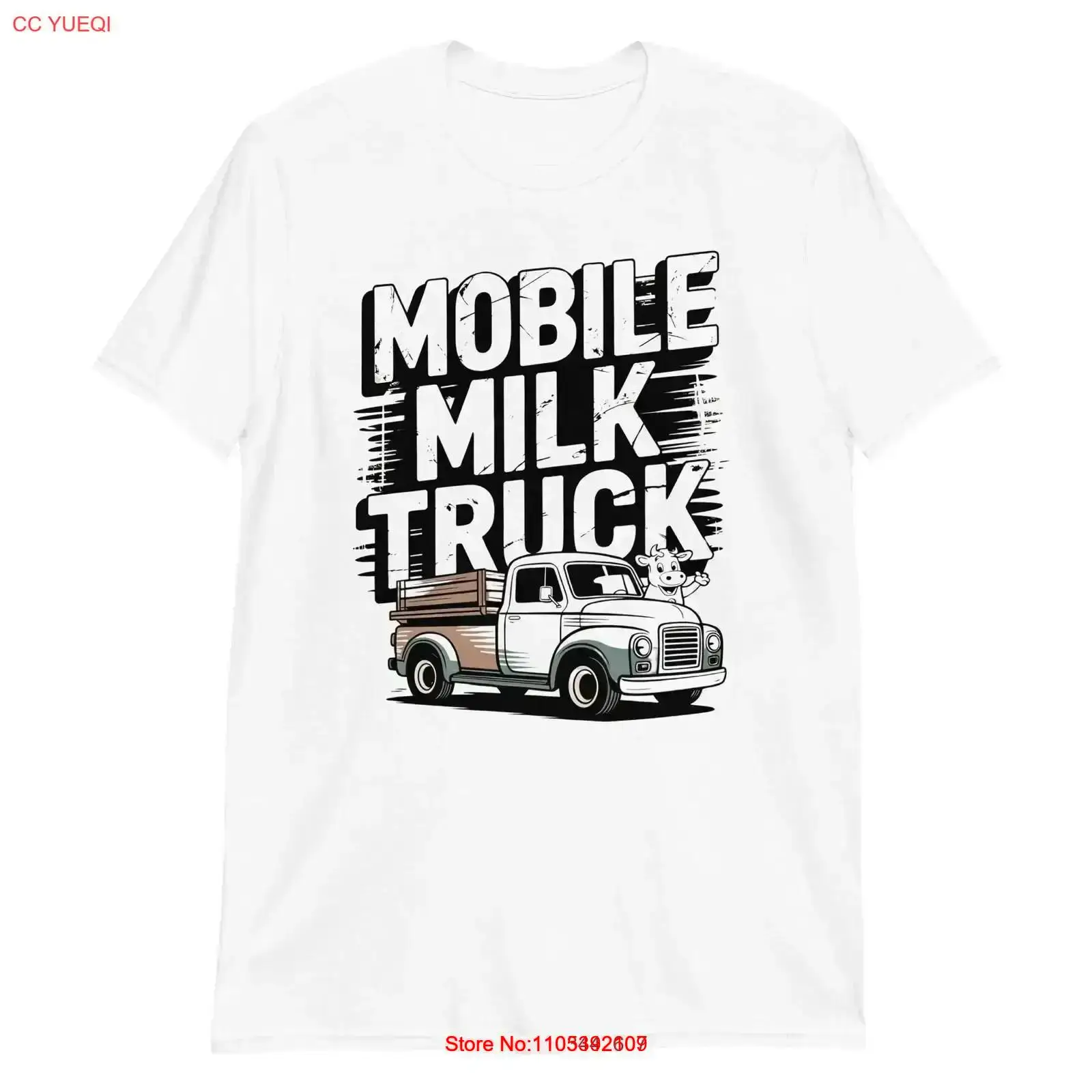 Mobile Milk Truck T Shirt Vint - Vintage Fashion Market ulasan dan harga