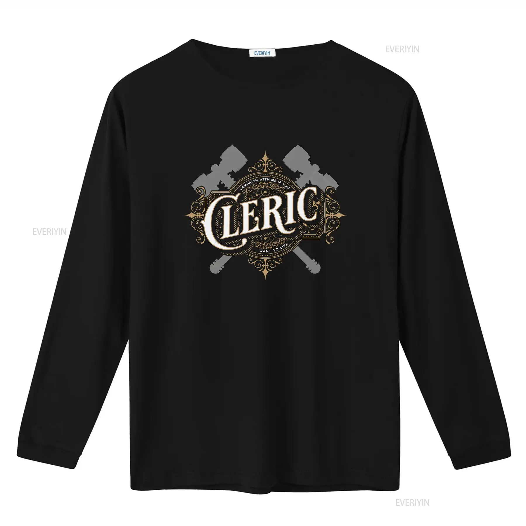 DnD Cleric T Shirt Retro Font  - Vintage Fashion Font ulasan dan harga