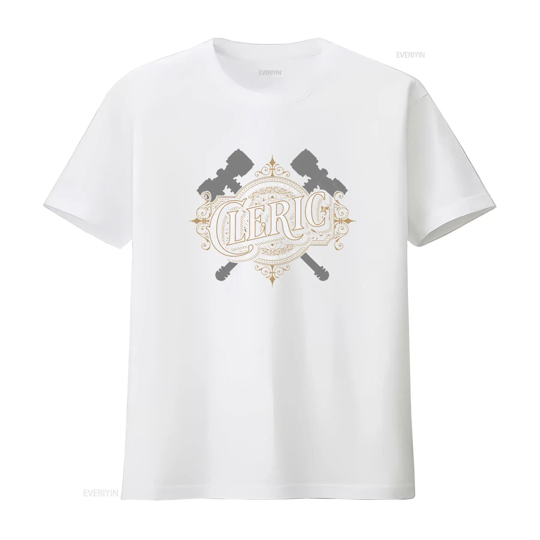 DnD Cleric T Shirt Retro Font  - Vintage Fashion Font ulasan dan harga