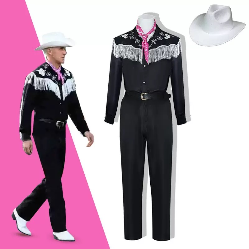 Ryan Gosling Ken Cosplay Costu - Vintage Ken Fashion ulasan dan harga