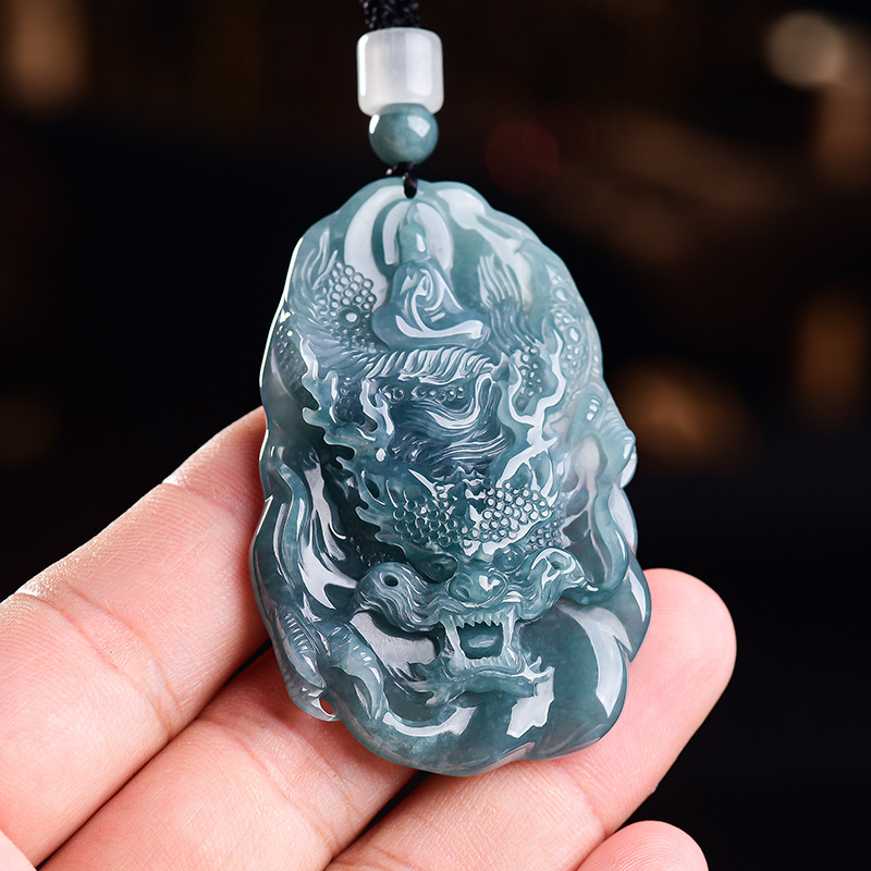 Natural Burmese Jadeite Dragon - Vintage Fashion Luxury ulasan dan harga