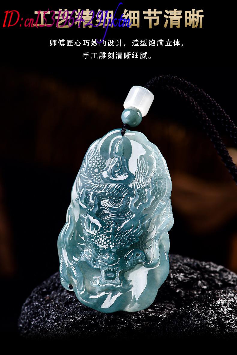 Natural Burmese Jadeite Dragon - Vintage Fashion Luxury ulasan dan harga