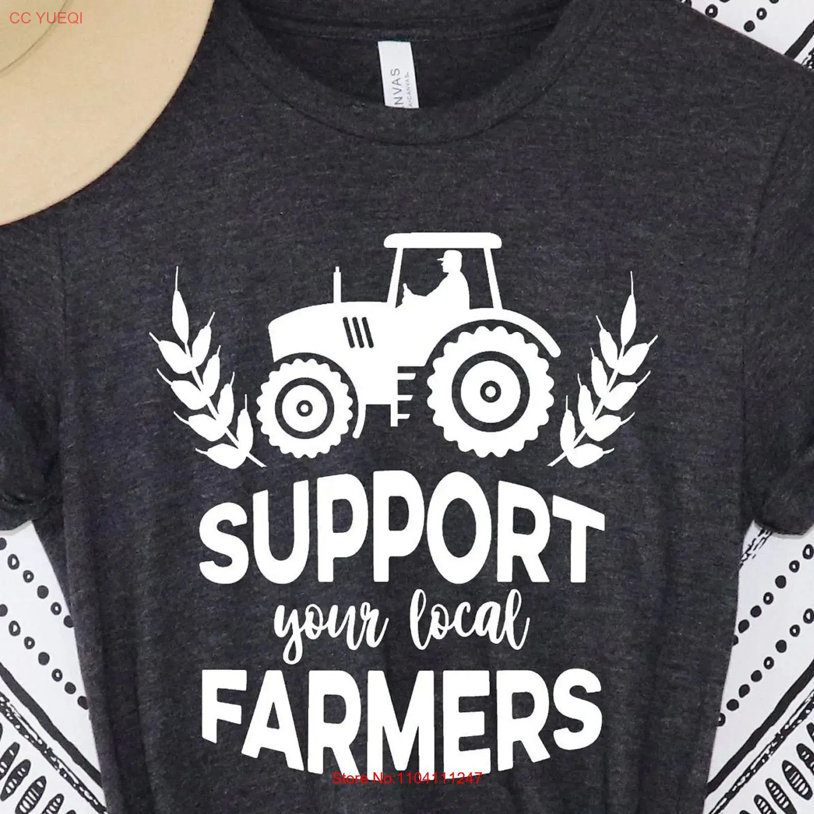Support Your Local Farmers shi - Vintage Fashion Market ulasan dan harga