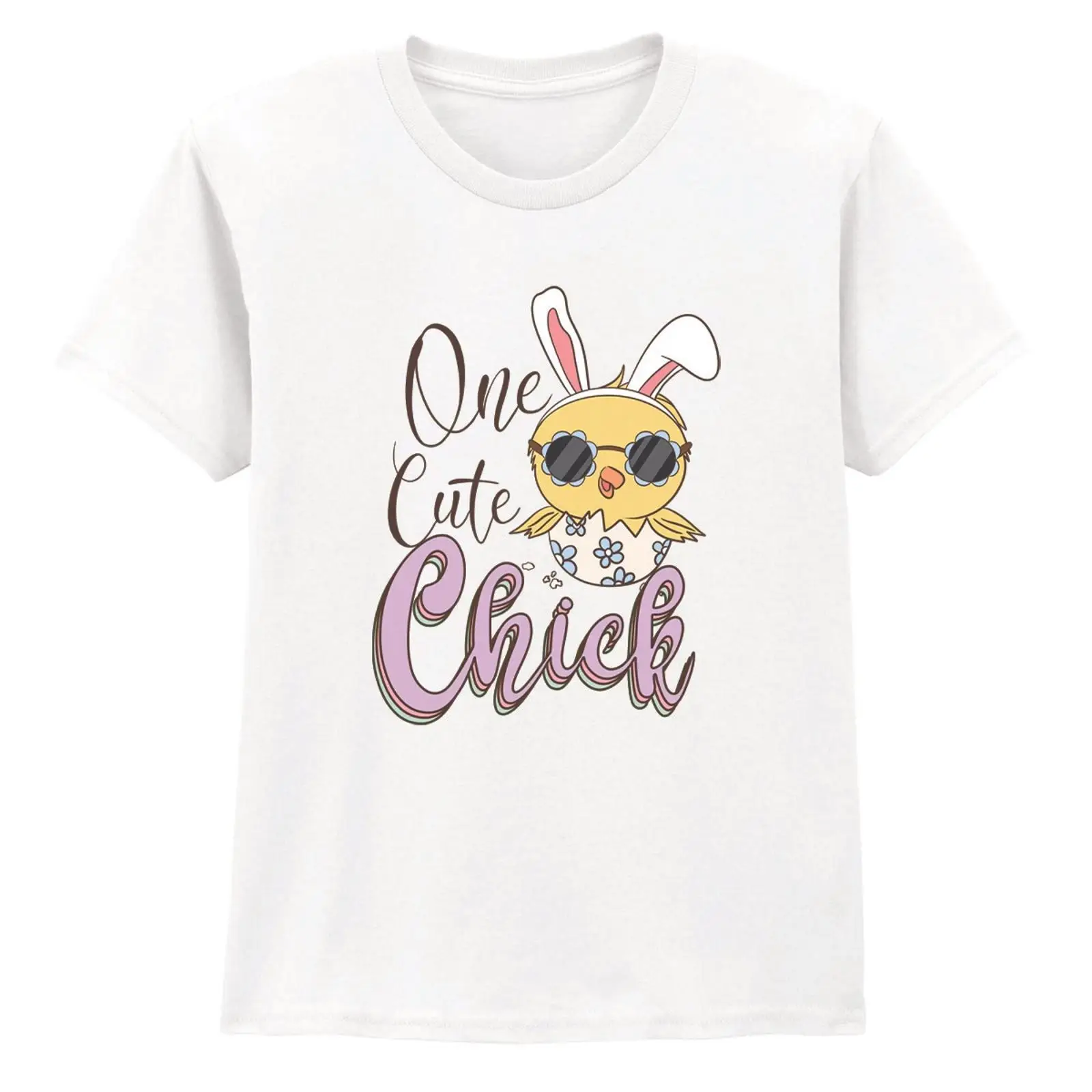 Ein süßes Küken Damen T Shirt  - Vintage Ken Fashion ulasan dan harga