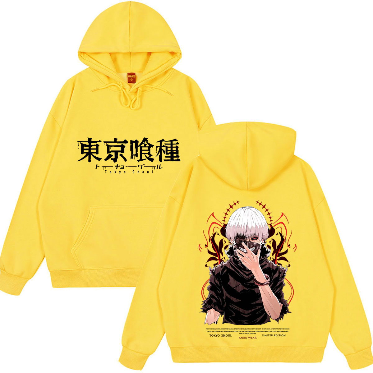 Vintage Washed Anime Tokyo Gho - Vintage Ken Fashion ulasan dan harga