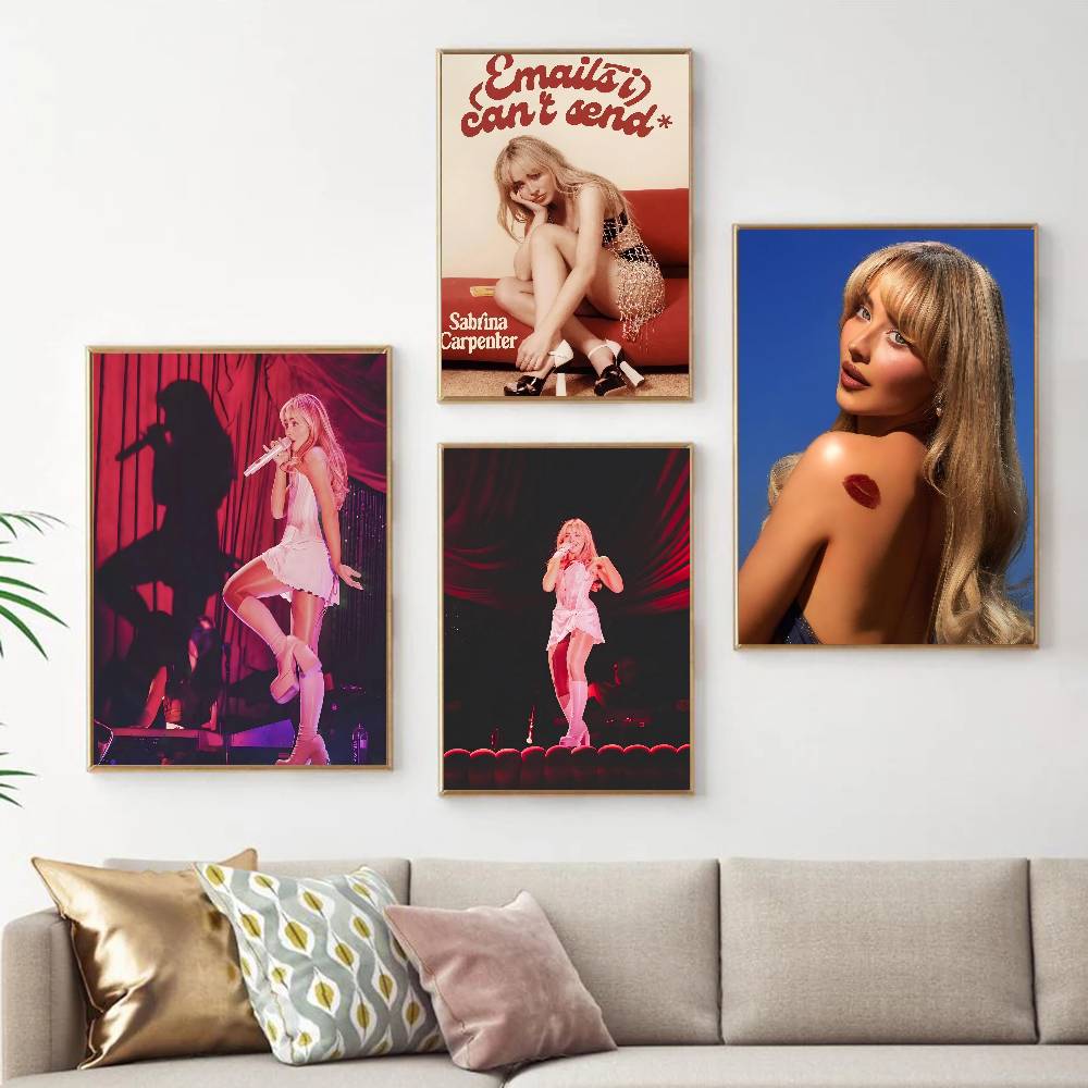 Fashion Singer S-Sabrina C-Car - Vintage Fashion Prints For Wall ulasan dan harga