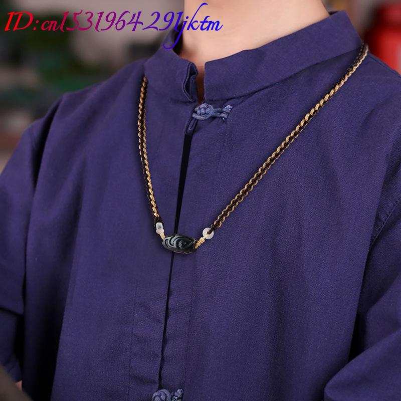 Hetian Jade Carve Bead Pendant - Vintage Fashion Jewelry Necklaces ulasan dan harga