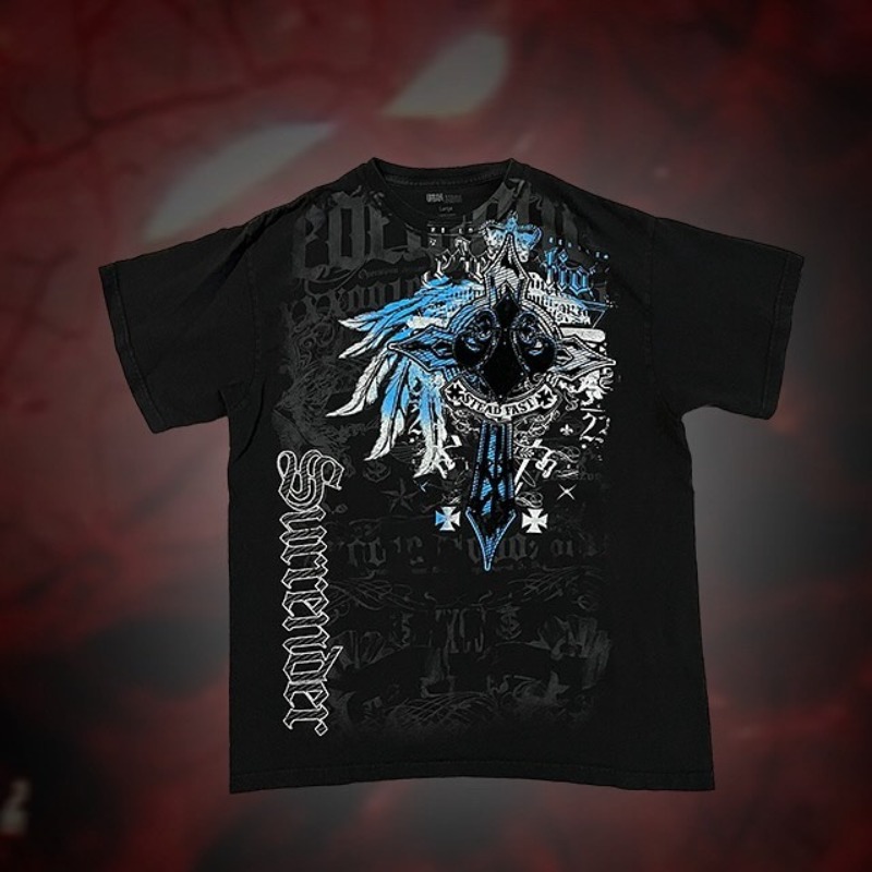 Flea Market Affliction T-shirt - Vintage Fashion Market ulasan dan harga