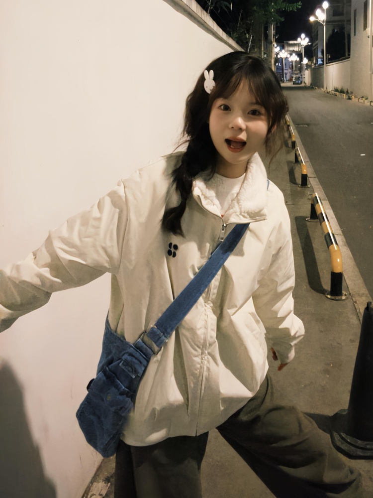 Lamb Wool Jacket Lambswool Wom - Varsity Jacket Wool ulasan dan harga
