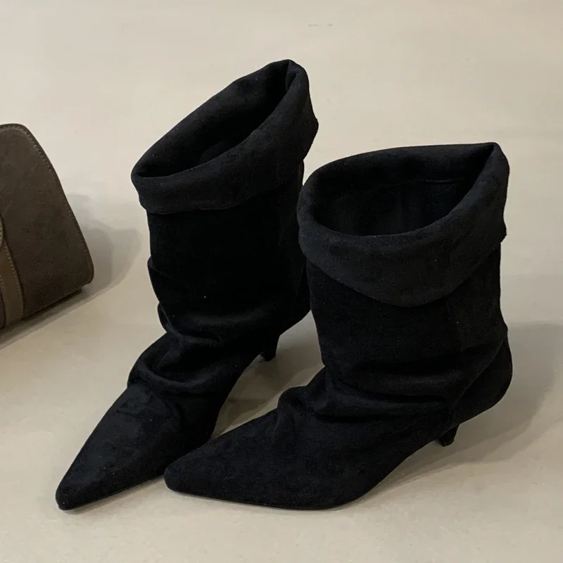 Aneikeh Winter Pointed Toe Thi - Vintage Fashion De ulasan dan harga