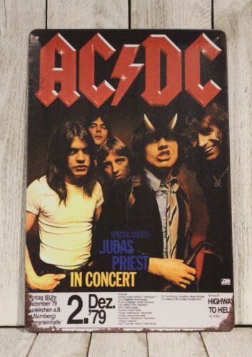 m1,AC/DC Tin Metal Poster Sign - Vintage Fashion Posters ulasan dan harga