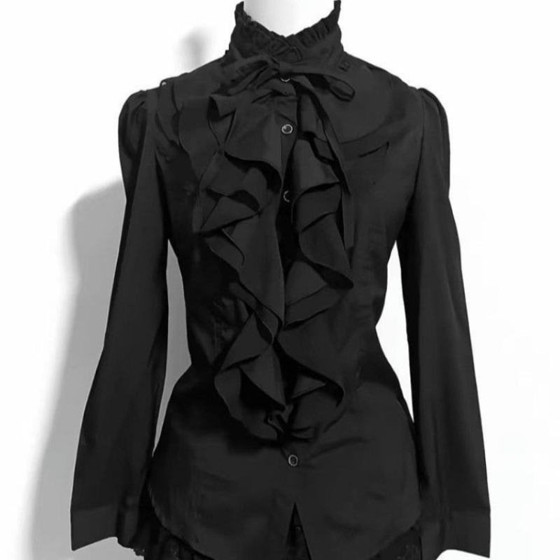 Deeptown Black Gothic Lolita B - Vintage Fashion Japan ulasan dan harga