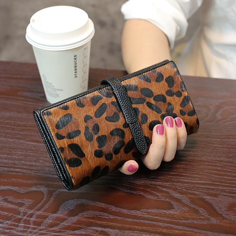 New Fashion Leopard Cow Genuin - Vintage Fashion Postcards ulasan dan harga