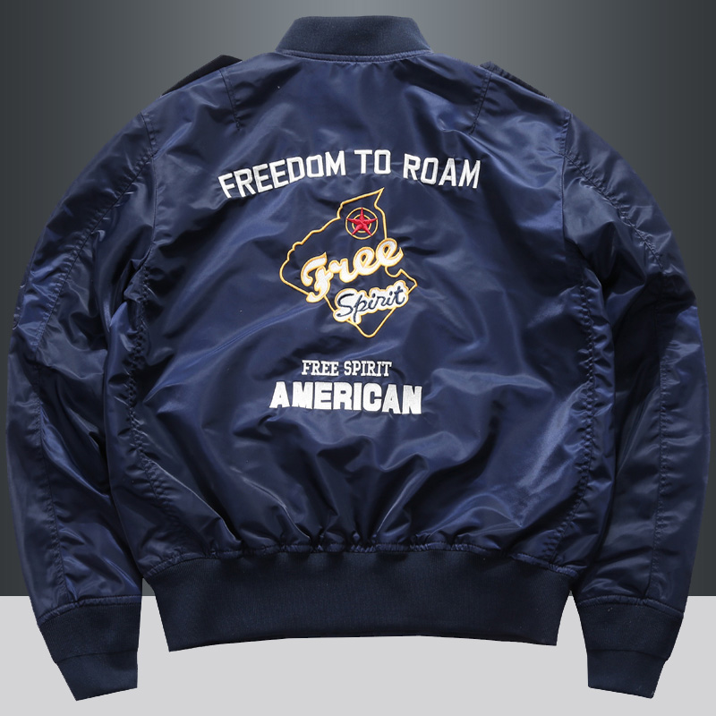 Men's Spring Tactical Army MA- - Varsity Jacket Wool ulasan dan harga