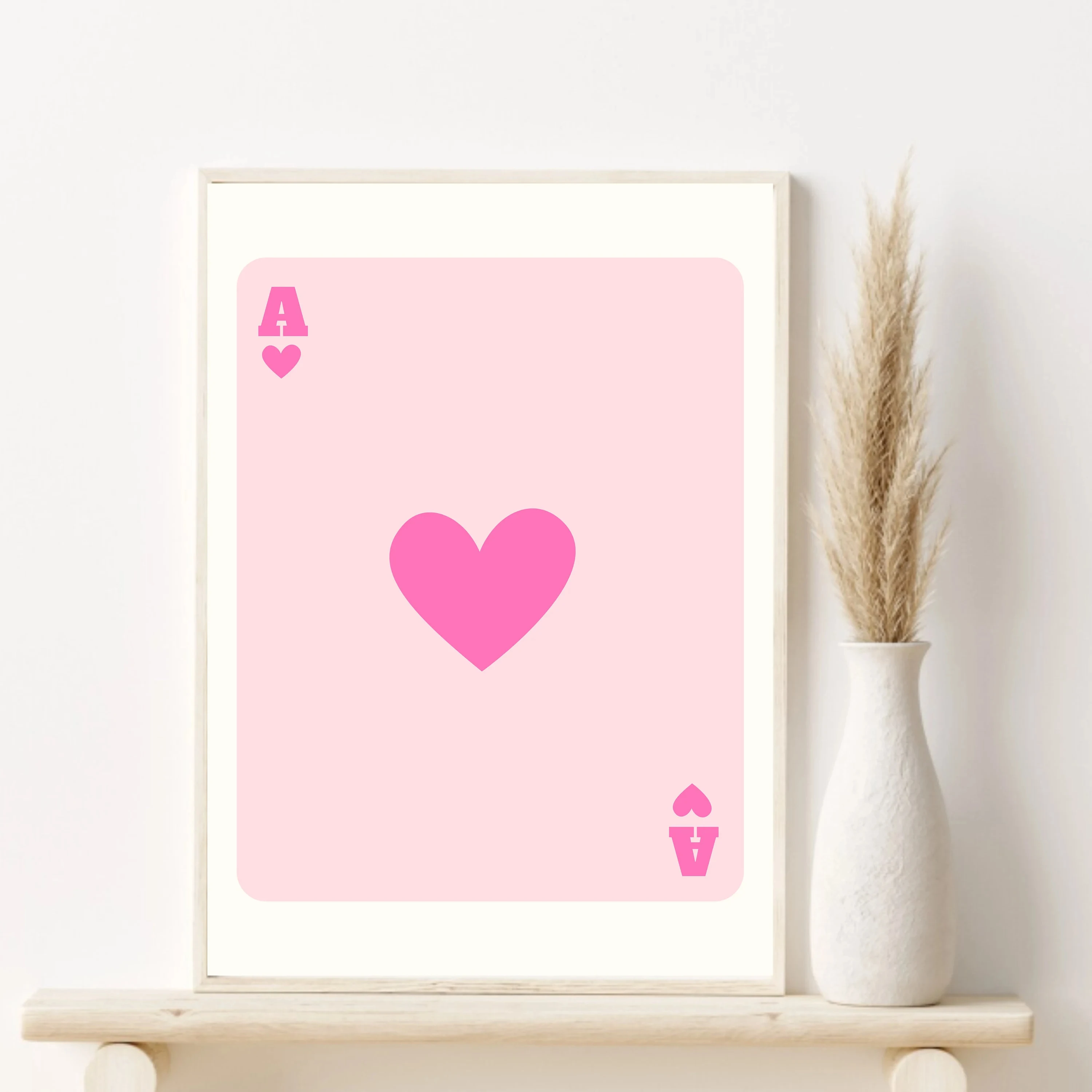 1pc Canvas painting  Pink Mati - Vintage Fashion Prints For Wall ulasan dan harga