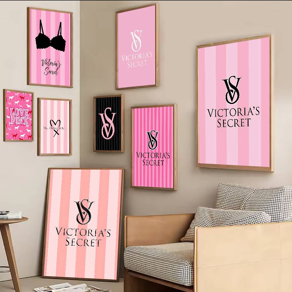 V-Victorias-Fashion-S-Secret V - Vintage Fashion Prints For Wall ulasan dan harga