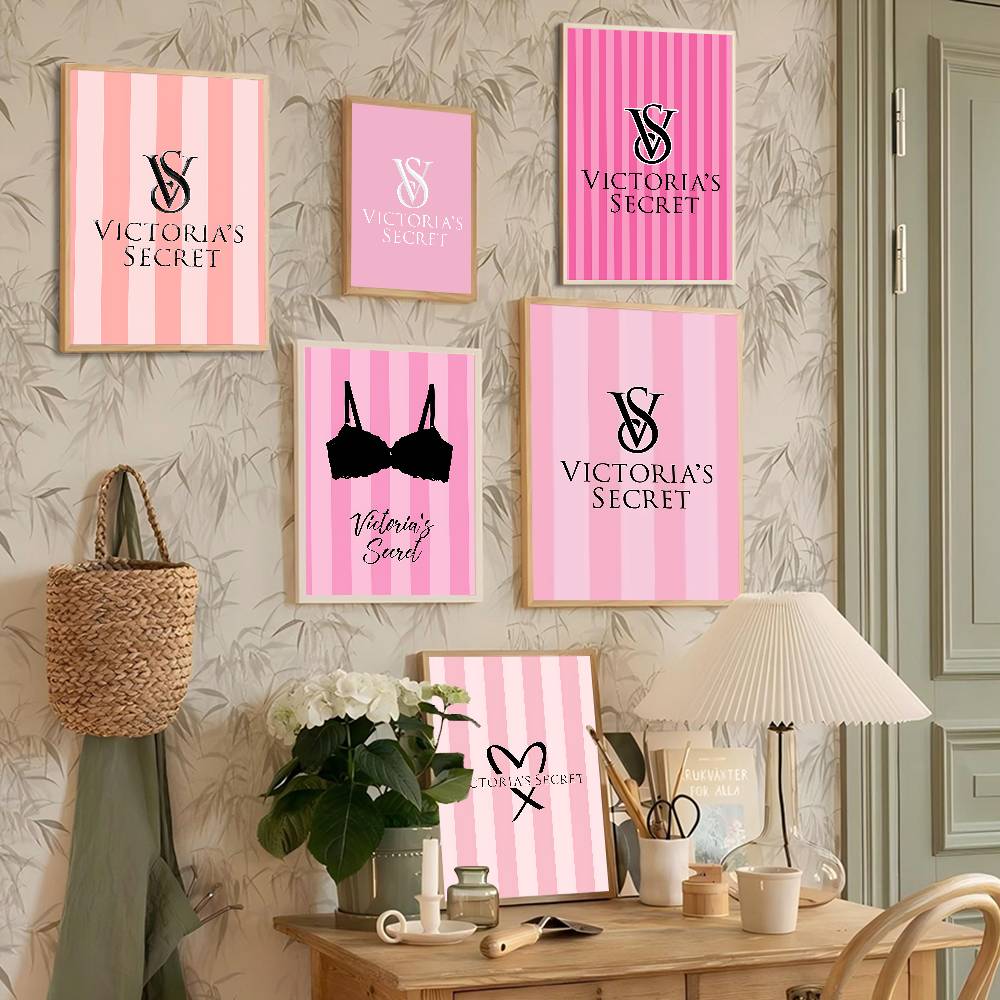 V-Victorias-Fashion-S-Secret V - Vintage Fashion Prints For Wall ulasan dan harga