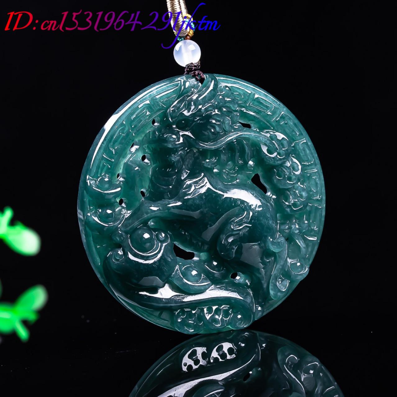 Burmese Jadeite Dragon Pendant - Vintage Fashion Luxury ulasan dan harga