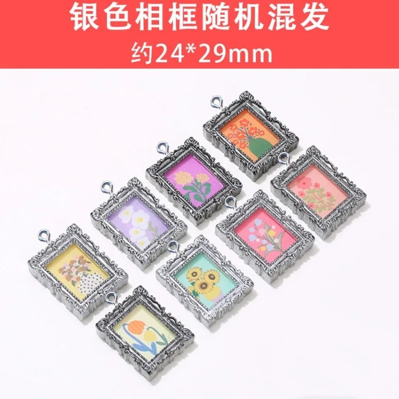 10Pcs Flatback Cabochon Vintag - Vintage Fashion Earrings ulasan dan harga