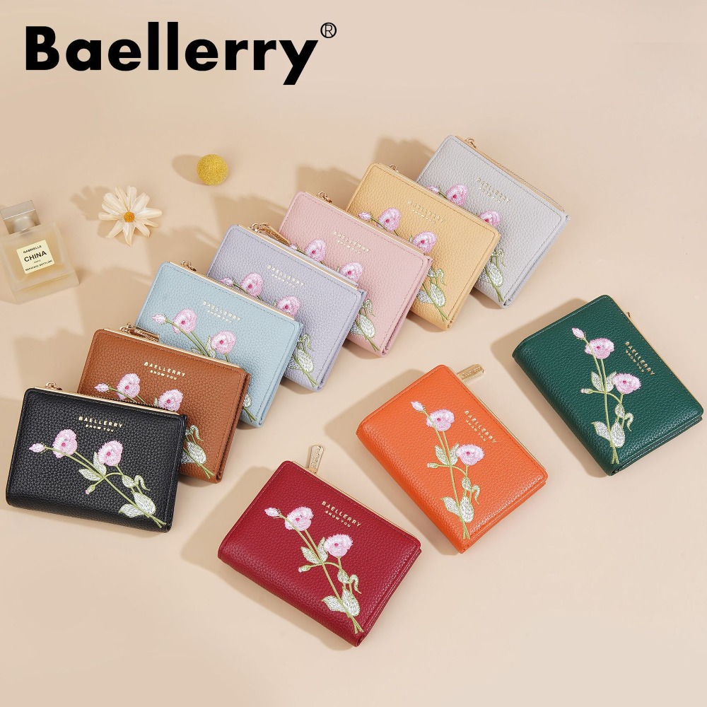 Baellerry Women's Short Leathe - Vintage Fashion Postcards ulasan dan harga
