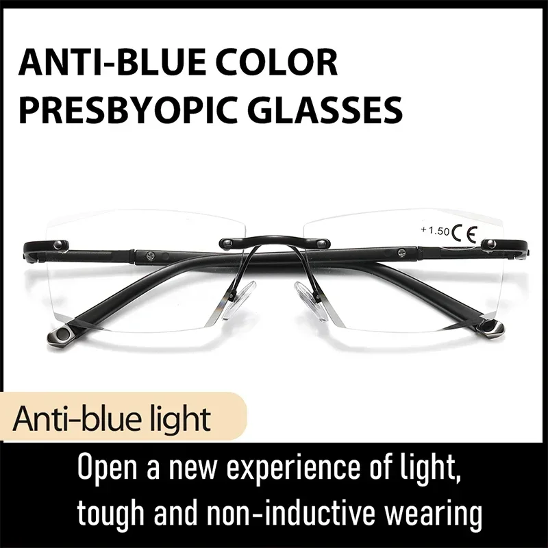 Rimless Photochromic Reading G - Vintage Fashion Definition ulasan dan harga