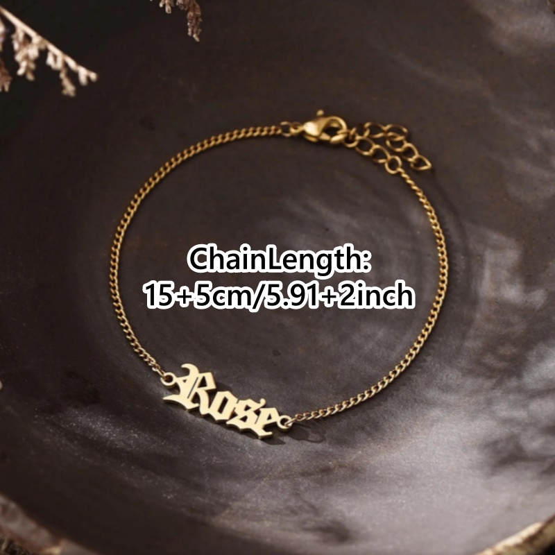 Custom Stainless Steel Old Eng - Vintage Fashion Font ulasan dan harga