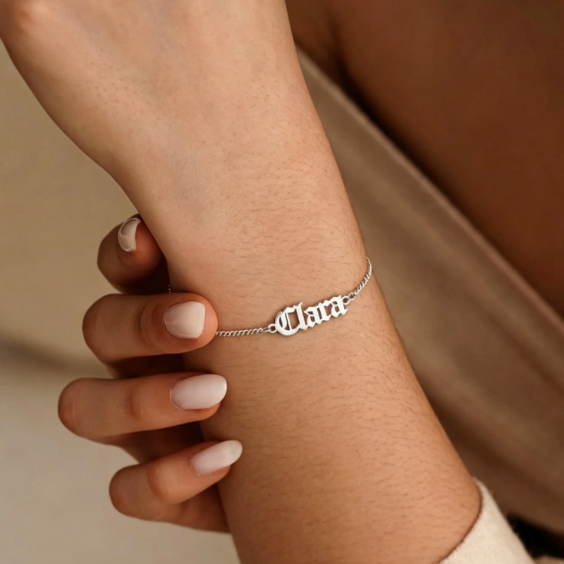 Custom Stainless Steel Old Eng - Vintage Fashion Font ulasan dan harga