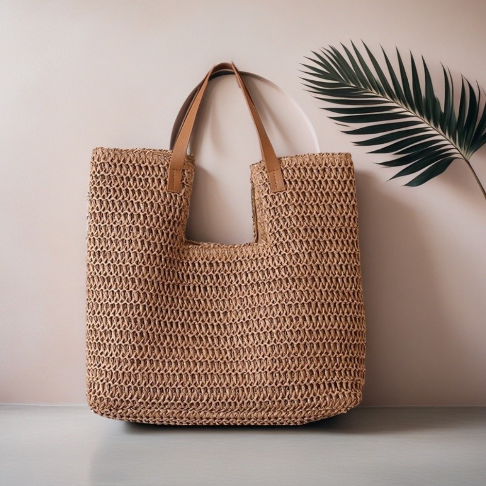 Travel Vintage Style Straw Sho - Vintage Fashion Market ulasan dan harga