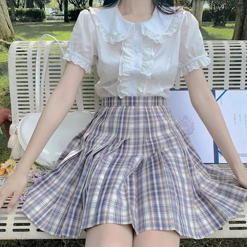 Deeptown Kawaii Lolita Blouses - Vintage Fashion Japan ulasan dan harga