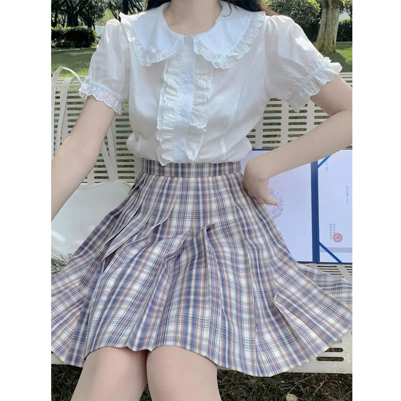 Deeptown Kawaii Lolita Blouses - Vintage Fashion Japan ulasan dan harga