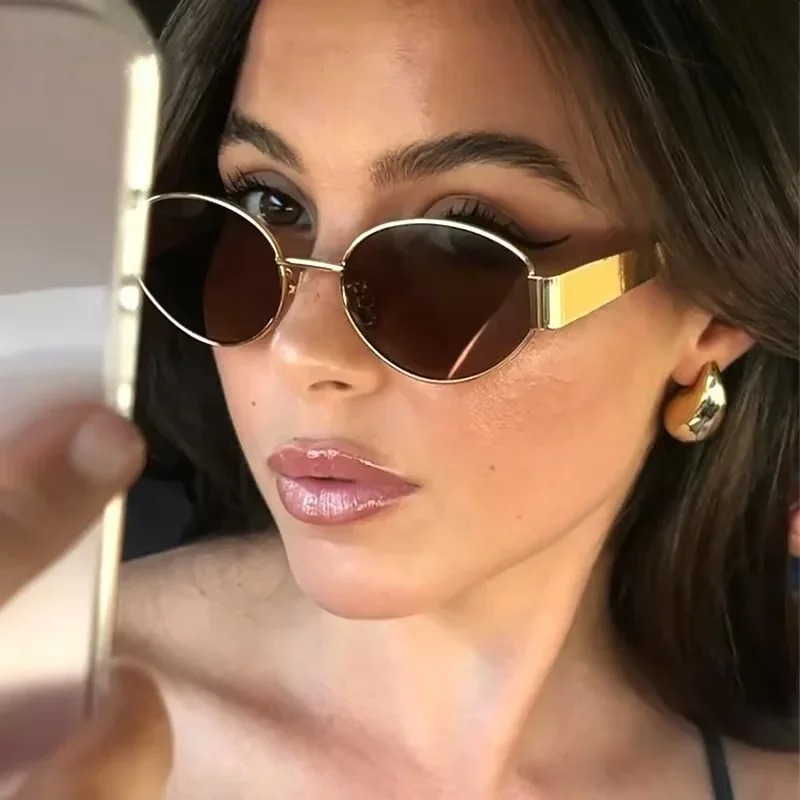 Advanced Metal Sunglasses Fash - Vintage Fashion De ulasan dan harga