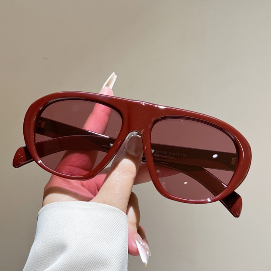 New Oversized Pilot Sunglasses - Vintage Fashion Luxury ulasan dan harga
