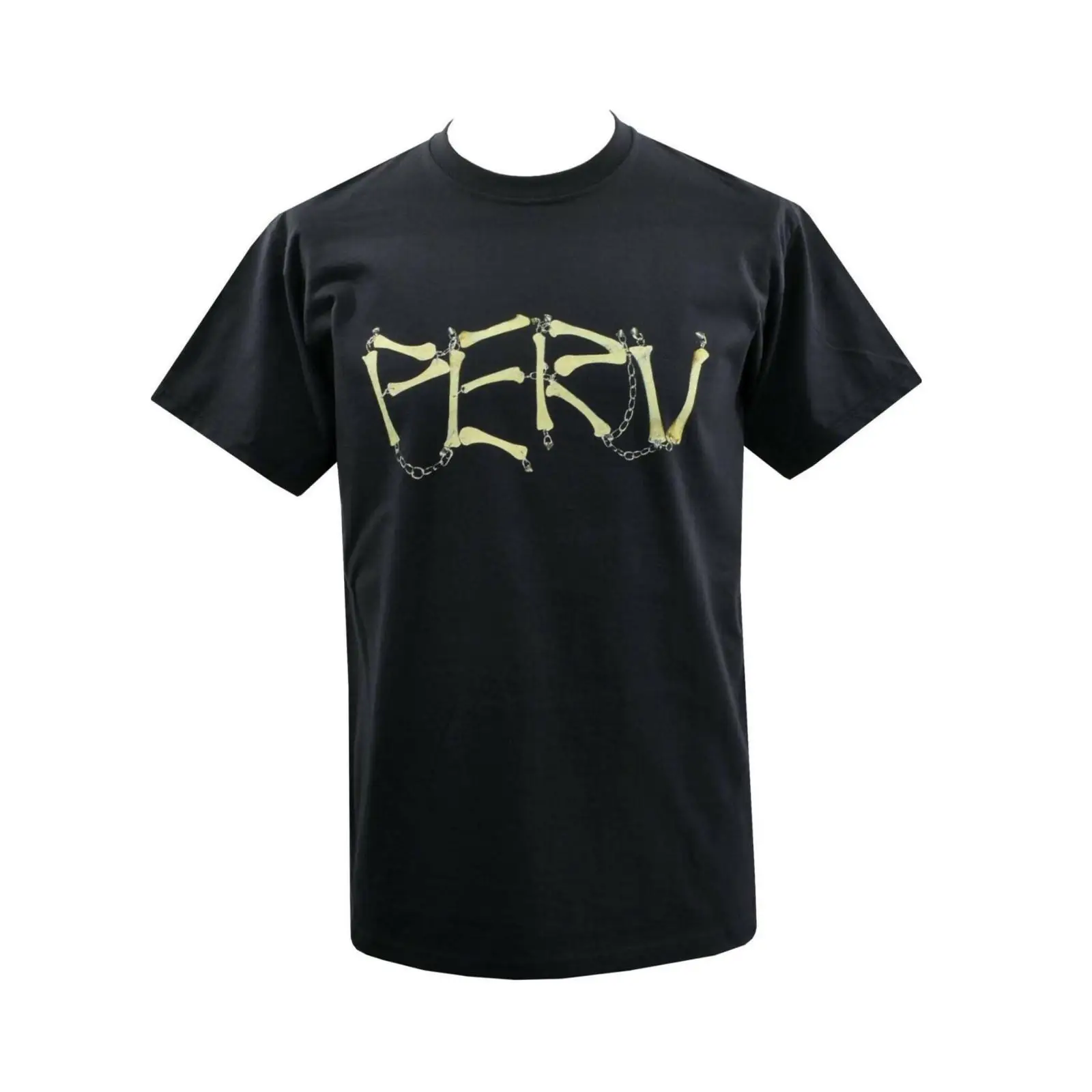 PERV Bones T Shirt Men s Sedit - Vintage Fashion Font ulasan dan harga