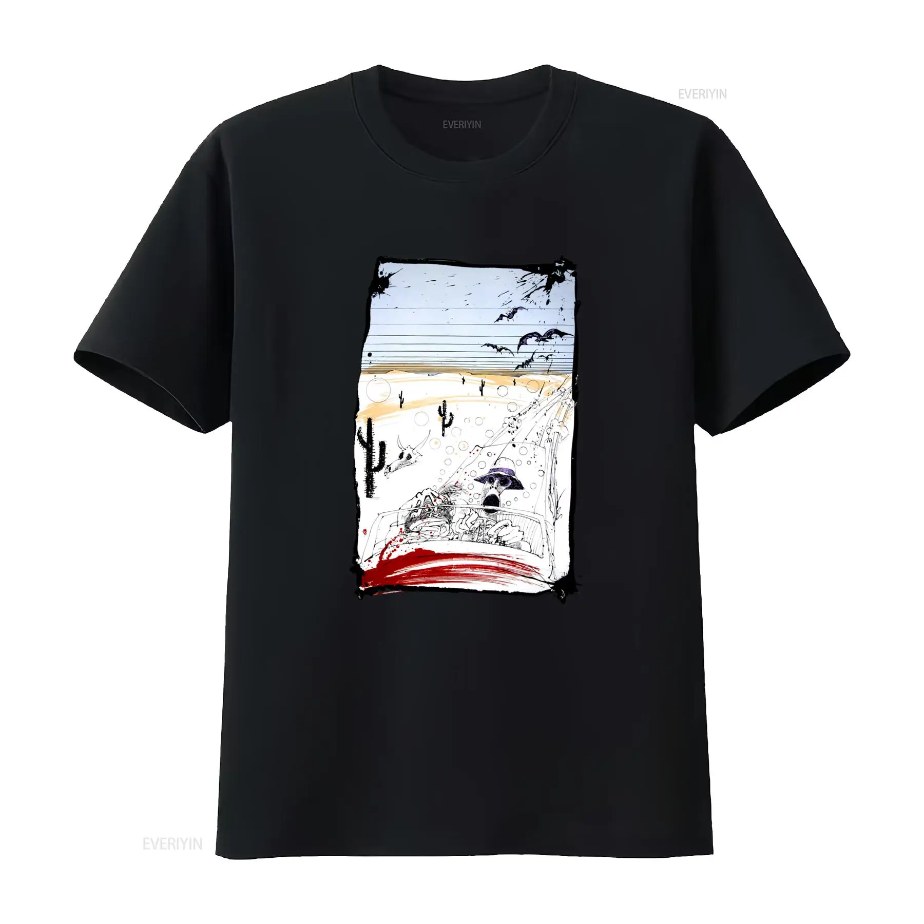 Maglietta Artistica Fear And L - Vintage Fashion Las Vegas ulasan dan harga