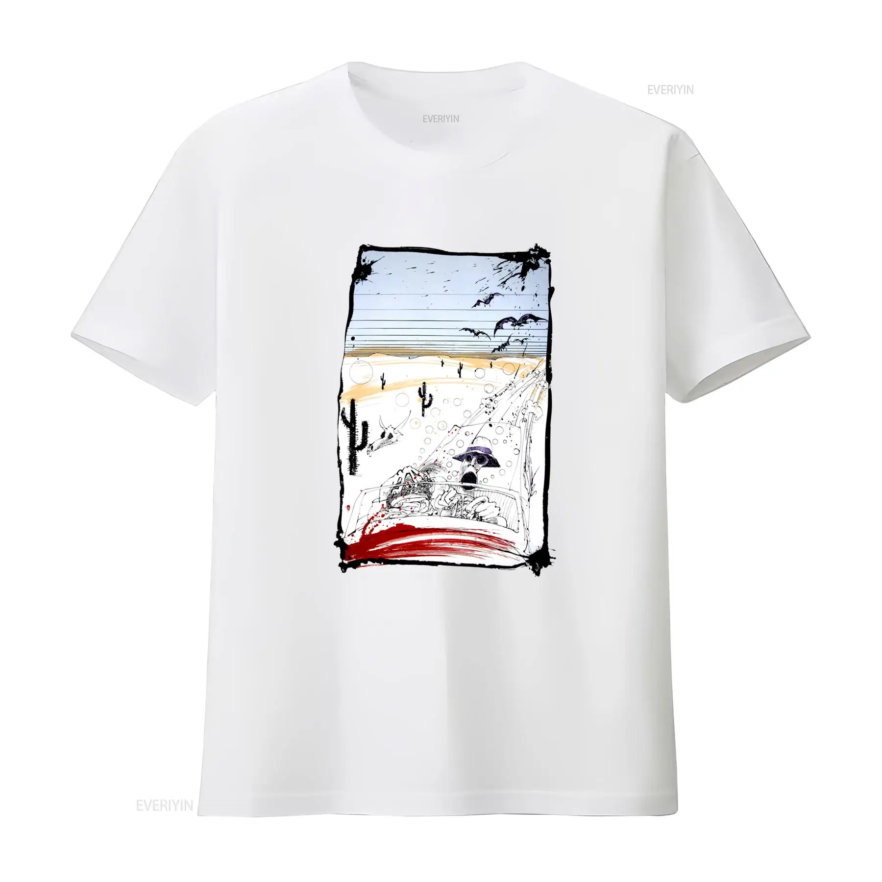 Maglietta Artistica Fear And L - Vintage Fashion Las Vegas ulasan dan harga