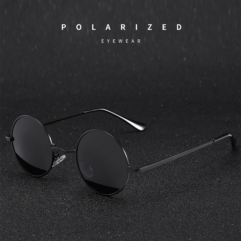 Retro Vintage Round Sunglasses - Vintage Fashion Streetwear ulasan dan harga
