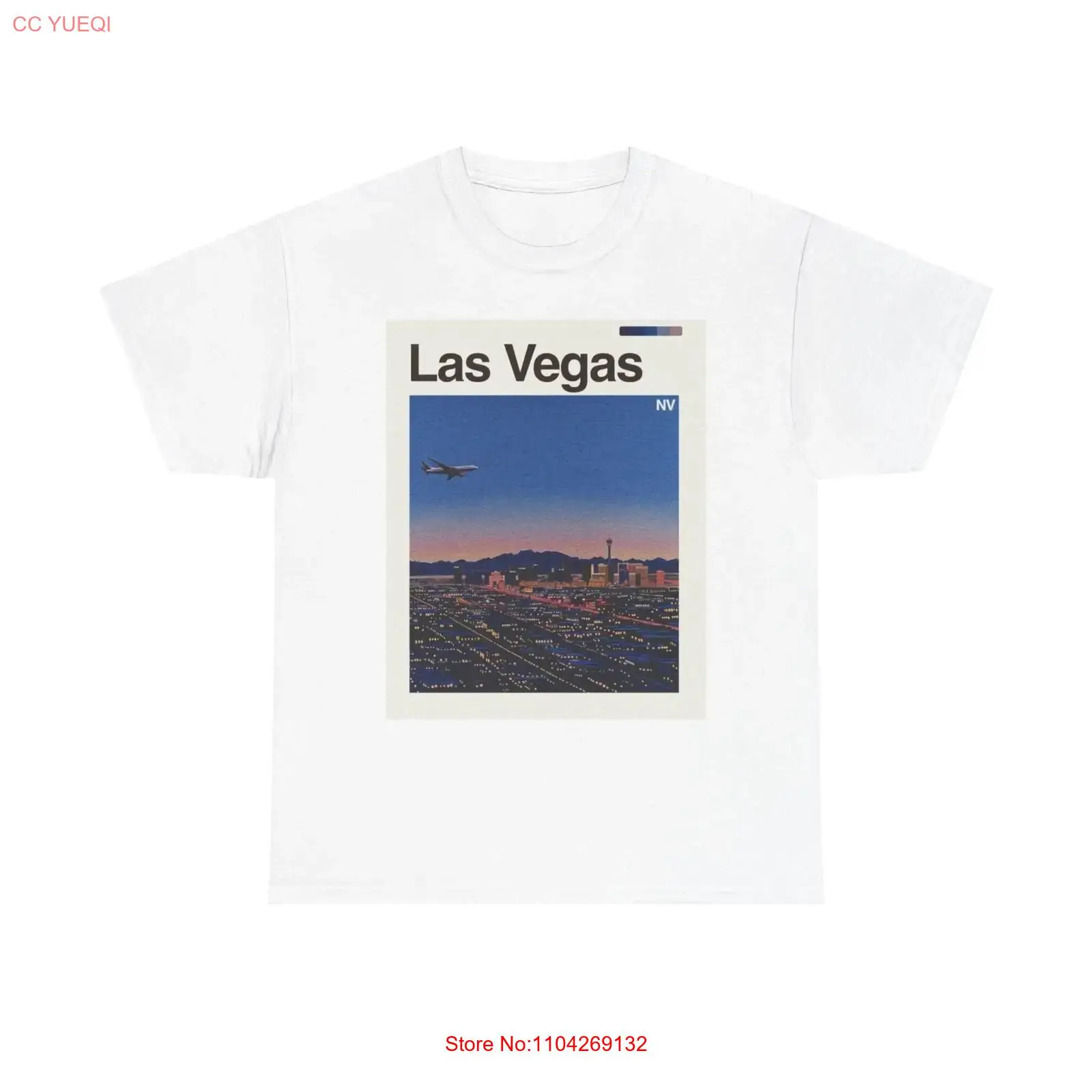 Las Vegas Retro T Shirt Cotton - Vintage Fashion Las Vegas ulasan dan harga